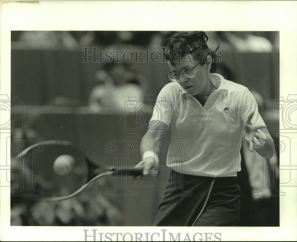 1972 Press Photo Pro tennis player Billie Jean King of the United States. - Historic Images