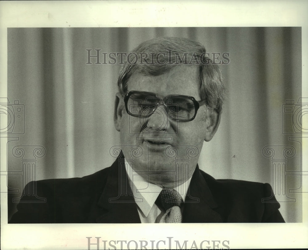 1983 Press Photo Former Rice University football coach Ray Alborn. - hcs08369 - Historic Images