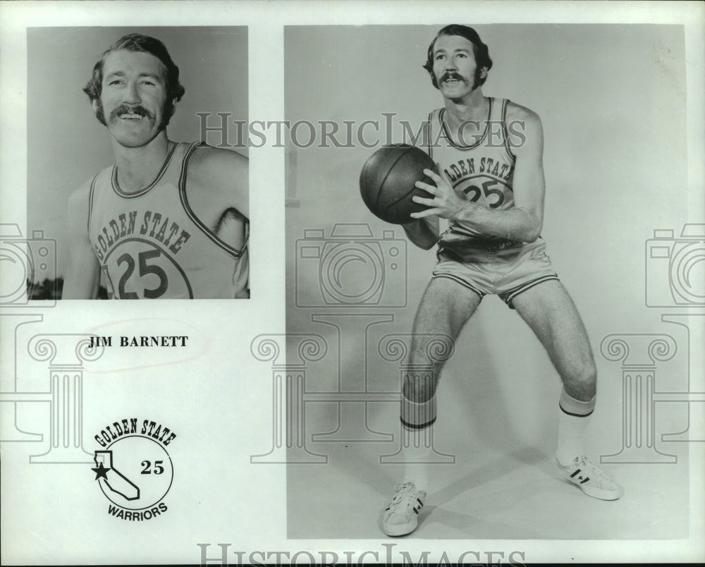 1972 Press Photo Golden State Warriors basketball player Jim Barnett.- Historic Images