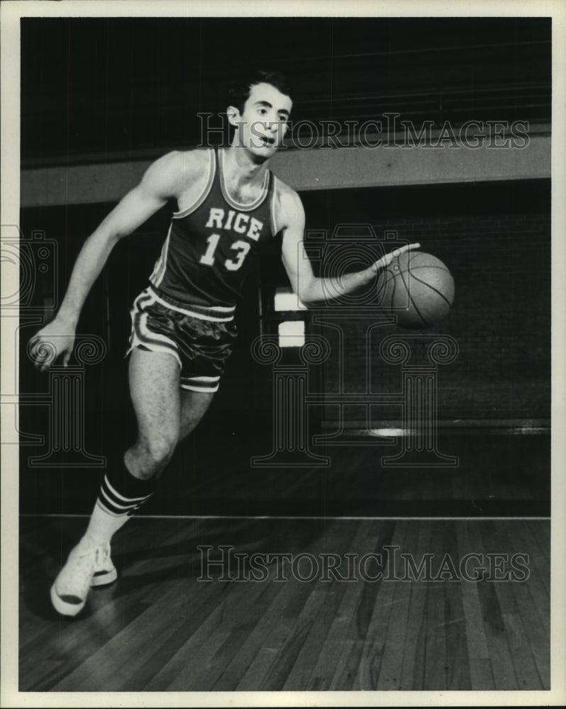 1970 Press Photo Rice University basketball player Jim Naples. - hcs09054 - Historic Images