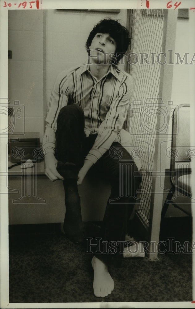 1978 Press Photo Houston Hurricanes&#39; soccer player Nicky Mecaloudis. - hcs09961 - Historic Images