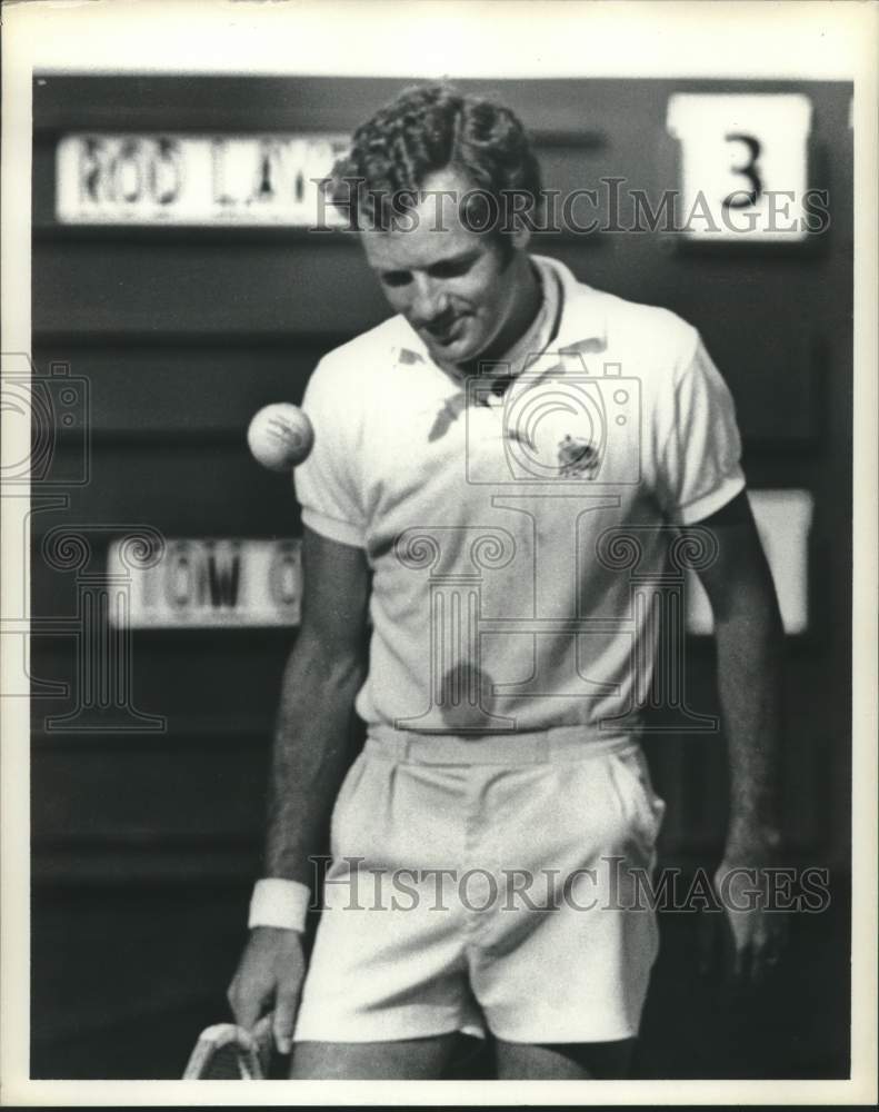 1972 Press Photo Tennis player Tom Okker in action - hcs10124 - Historic Images