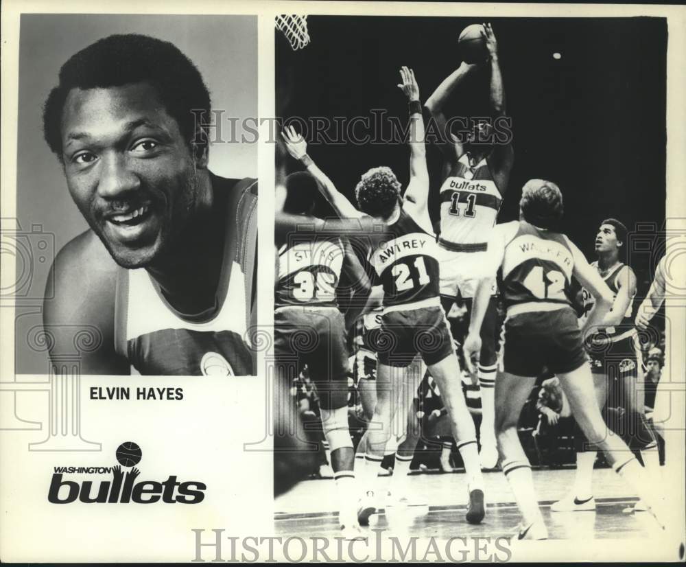 1980 Press Photo Elvin Hayes, basketball player for the Washington Bullets - Historic Images