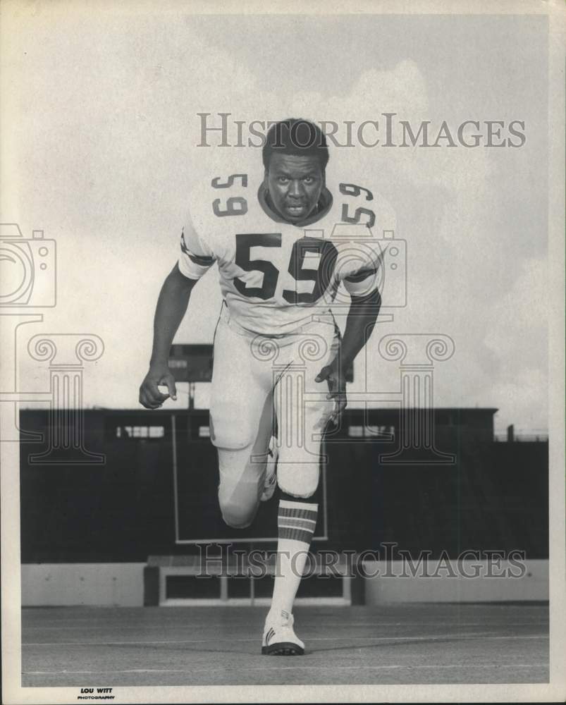 1975 Press Photo Rodney Norton, football player for Rice University - hcs11413 - Historic Images