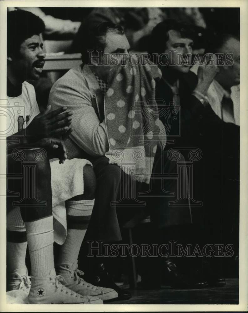 University of Houston basketball coach Guy Lewis. - Historic Images
