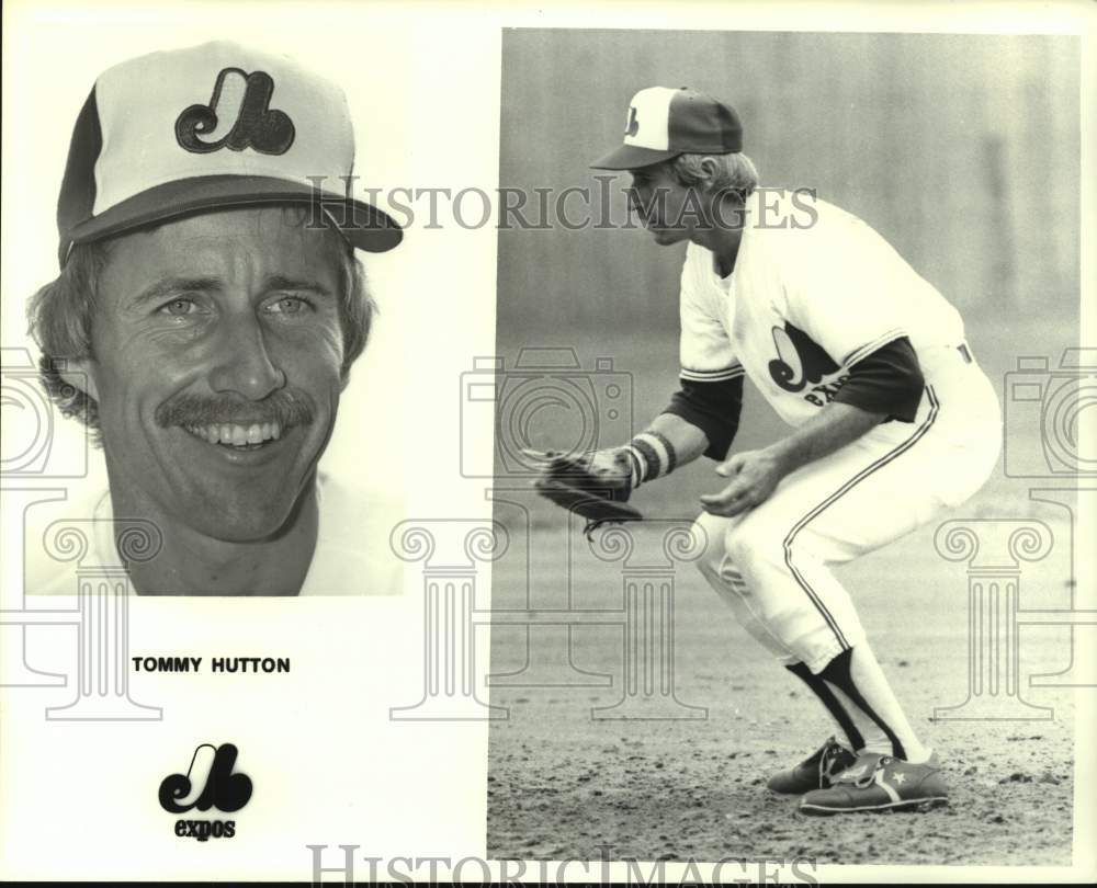 1980 Press Photo Montreal Expos&#39; baseball player Tommy Hutton. - hcs12646- Historic Images