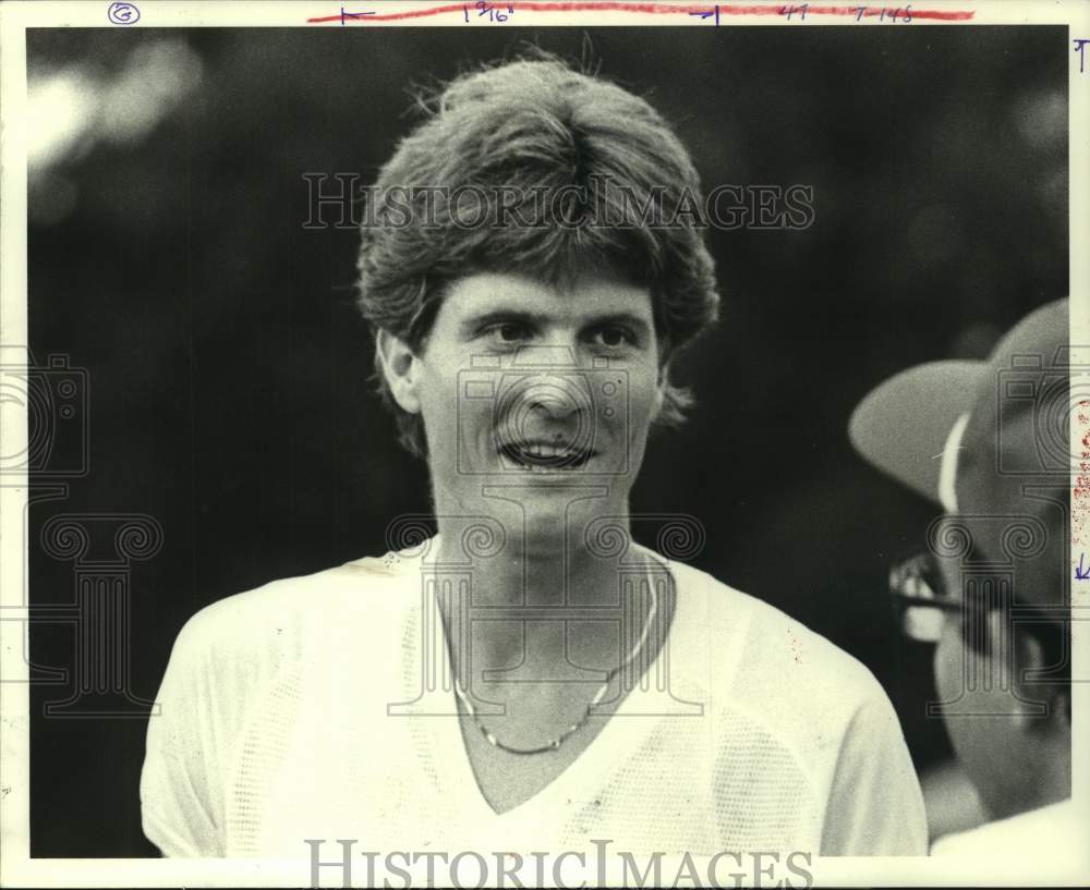 1985 Press Photo U.S. High-Jump Champion Jim Howard. - hcs12927 - Historic Images