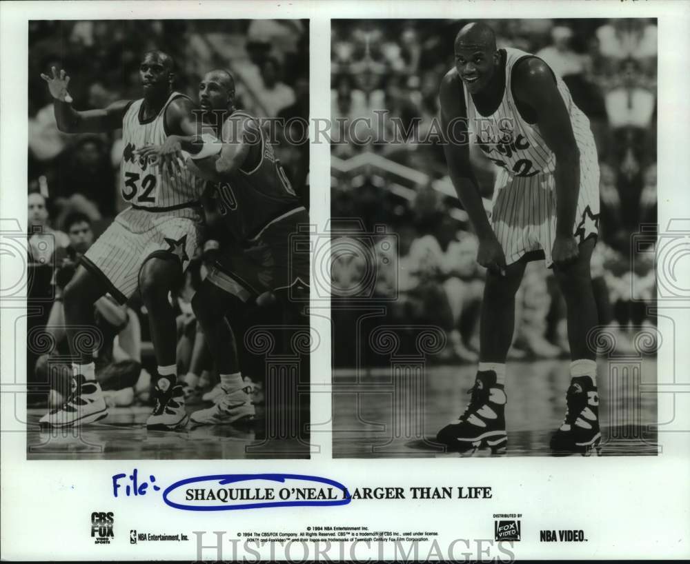 1994 Magic's Shaquille O'Neil is larger than life. - Historic Images