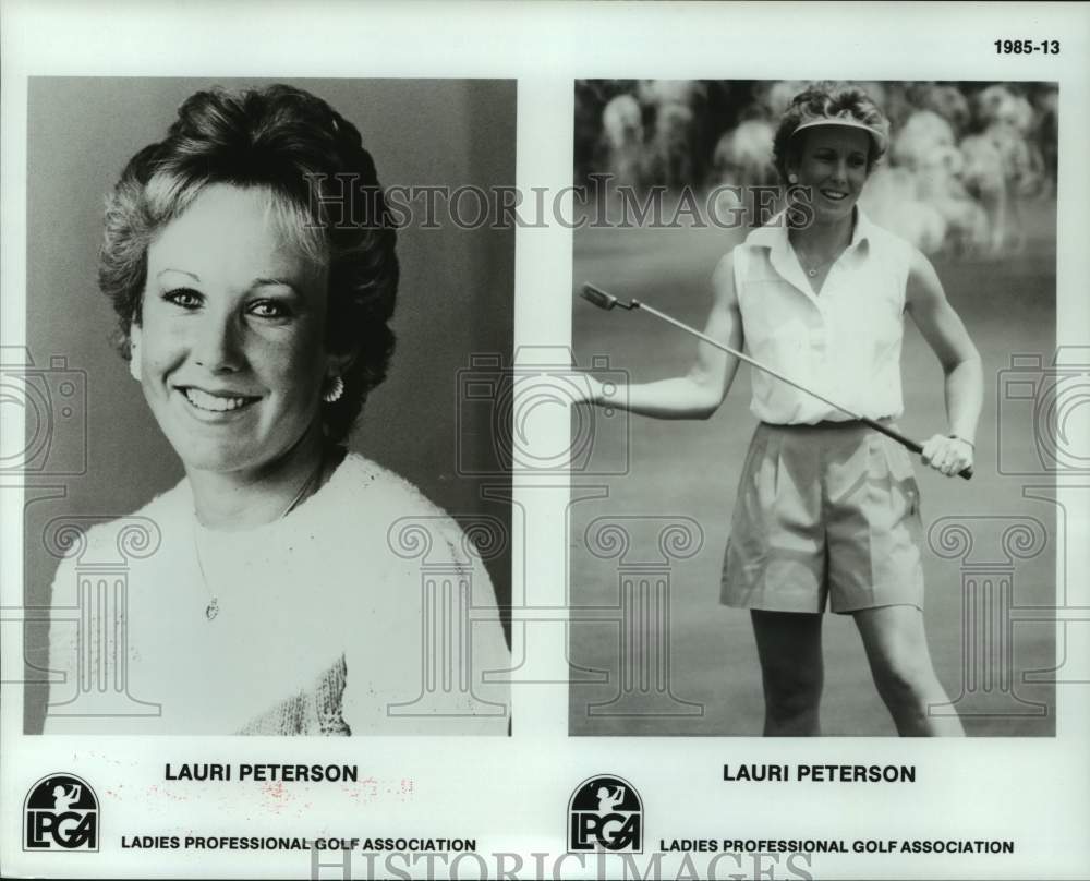 1985 Professional golfer Lauri Peterson - Historic Images
