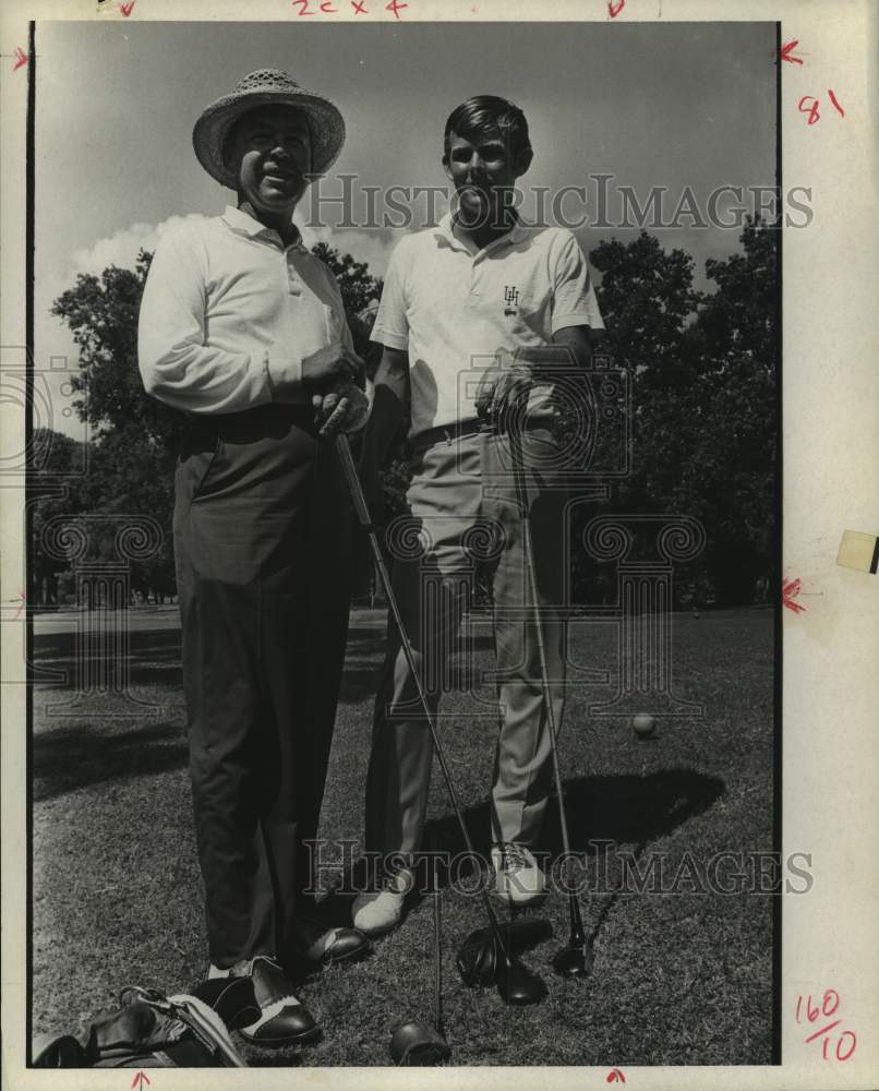 1969 Golfer Norman Lewis at Golfcrest Four Ball tournament - Historic Images