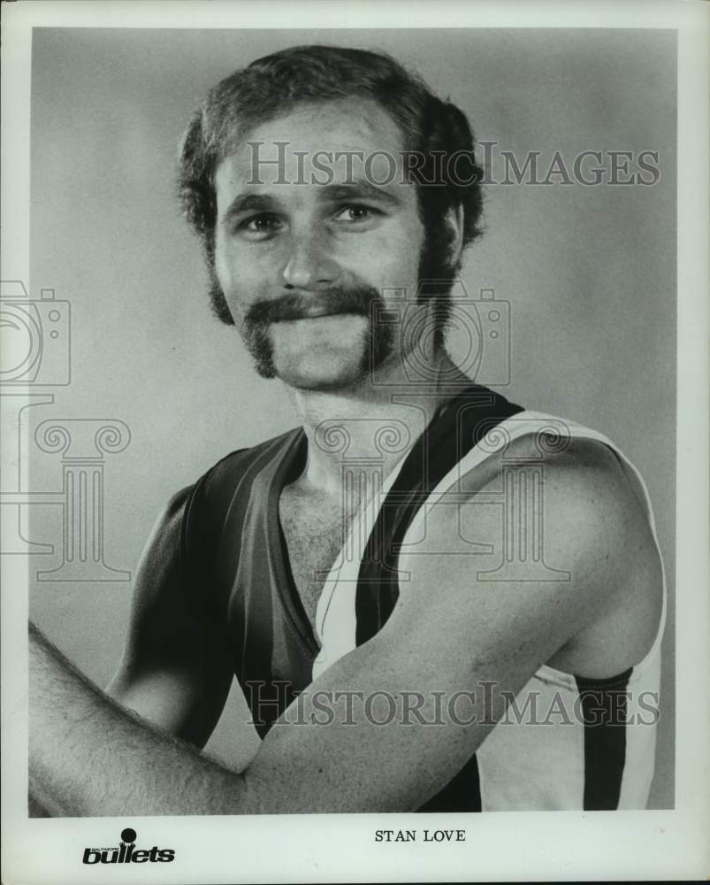 1973 Basketball player Stan Love of the Baltimore Bullets - Historic Images