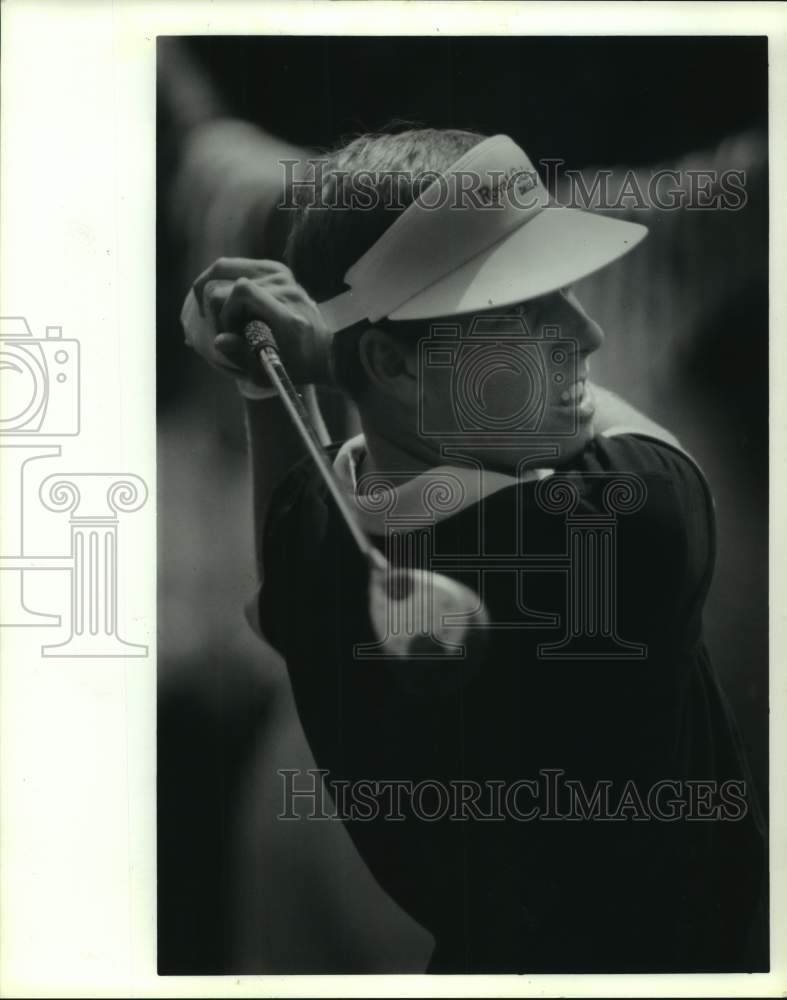 1993 Justin Leonard, amateur golf player, Houston, Texas - Historic Images