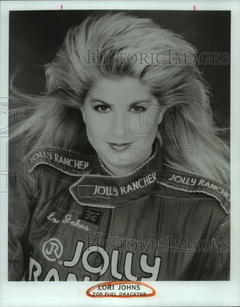 1990 Lori Johns-third woman to win Top Fuel dragster in NHRA history - Historic Images