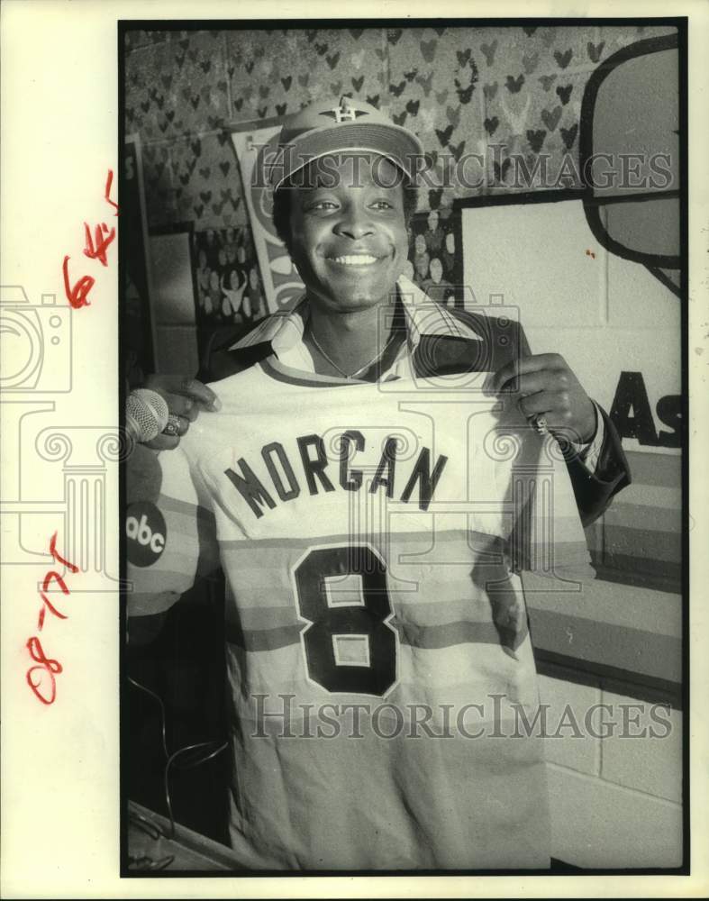 1980 Press Photo Houston Astro Joe Morgan - Historic Images