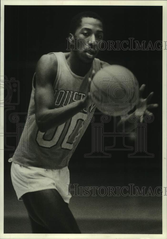 1982 Press Photo Lynden Rose, basketball player for University of Houston- Historic Images