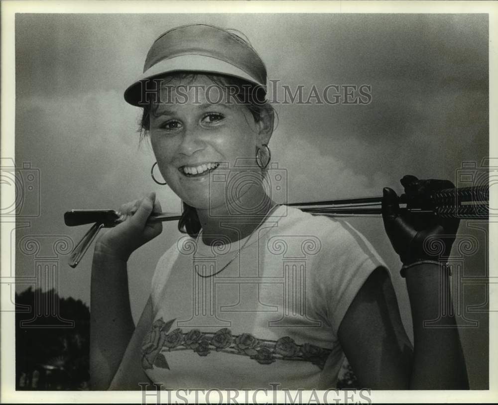 1978 17-year-old golfer Shannon McAleer - Historic Images