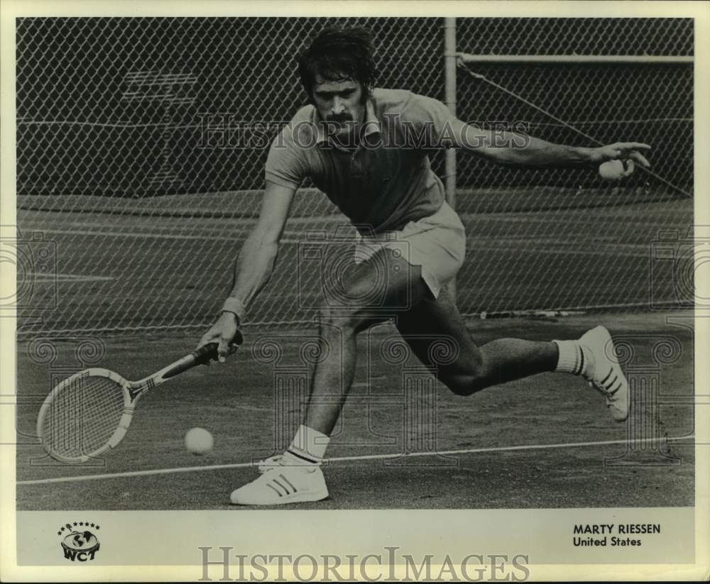 1972 United States tennis player Marty Riessen - Historic Images