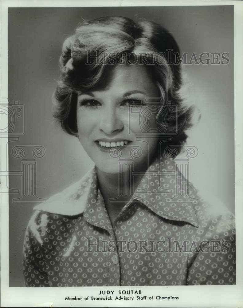 1978 Press Photo Member of Brunswick Advisory Staff of Champions Judy Soutar- Historic Images