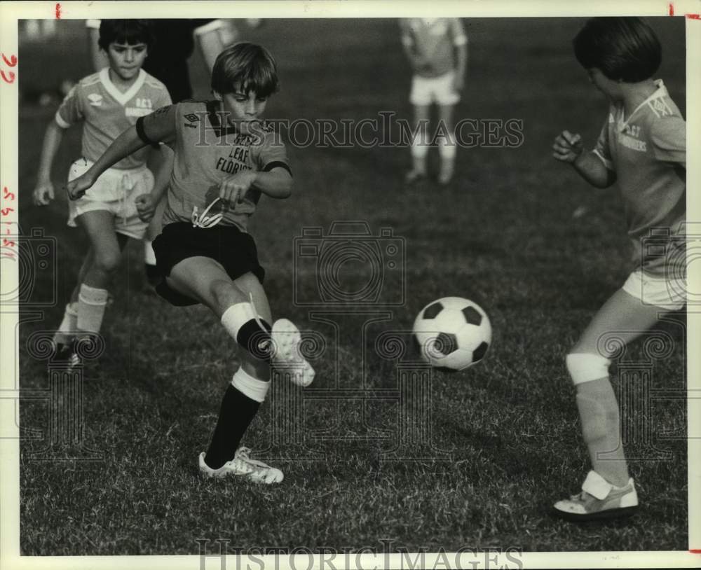 1982 Participants of the Hi-C Open Soccer Tournament in Houston. - Historic Images