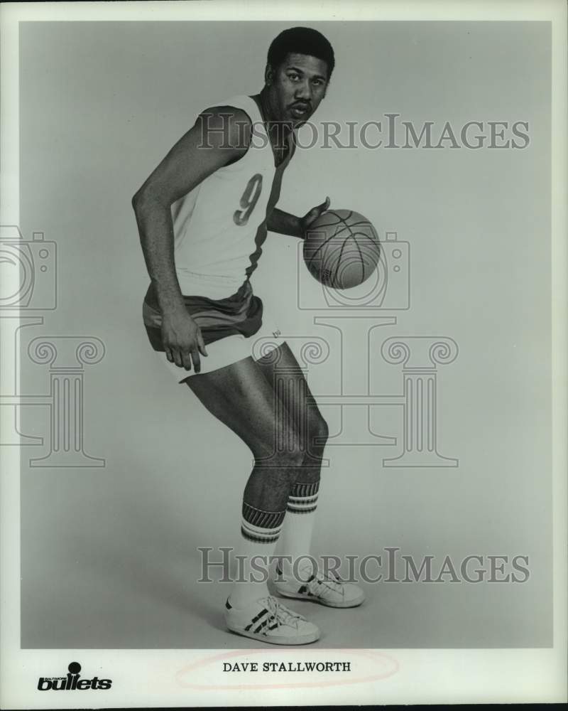 1972 Baltimore Bullets basketball player Dave Stallworth. - Historic Images