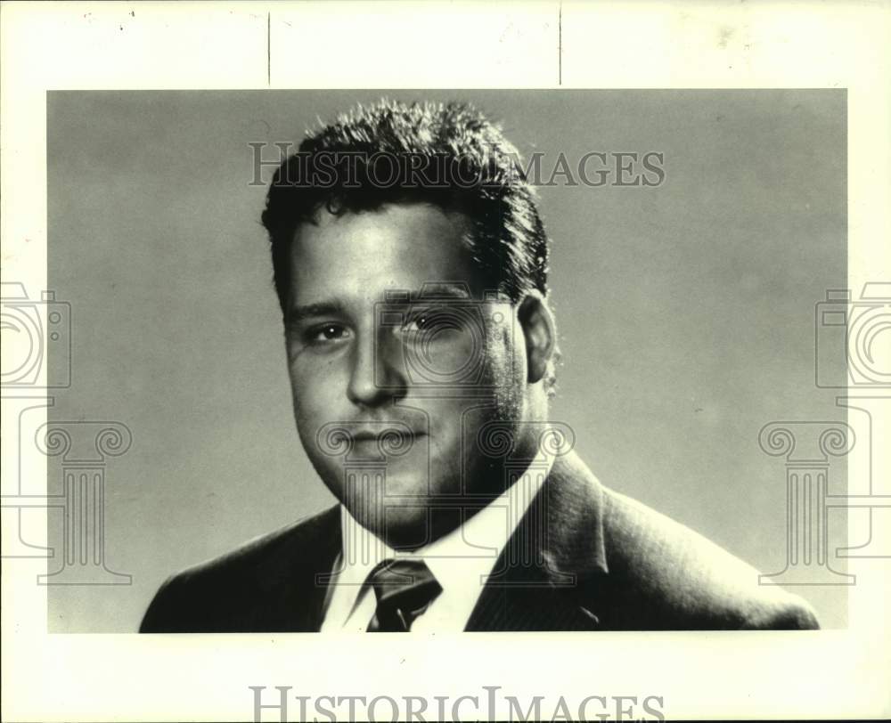 1988 Press Photo Rice University defensive tackle/nose guard Ted Humphreys. - Historic Images