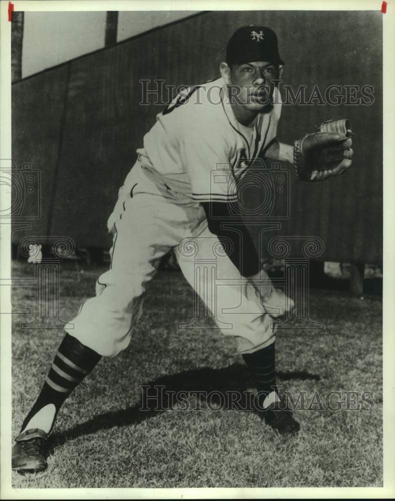 1986 Press Photo New York baseball Giants&#39; pitcher Clint Hartung. - hcs17686 - Historic Images