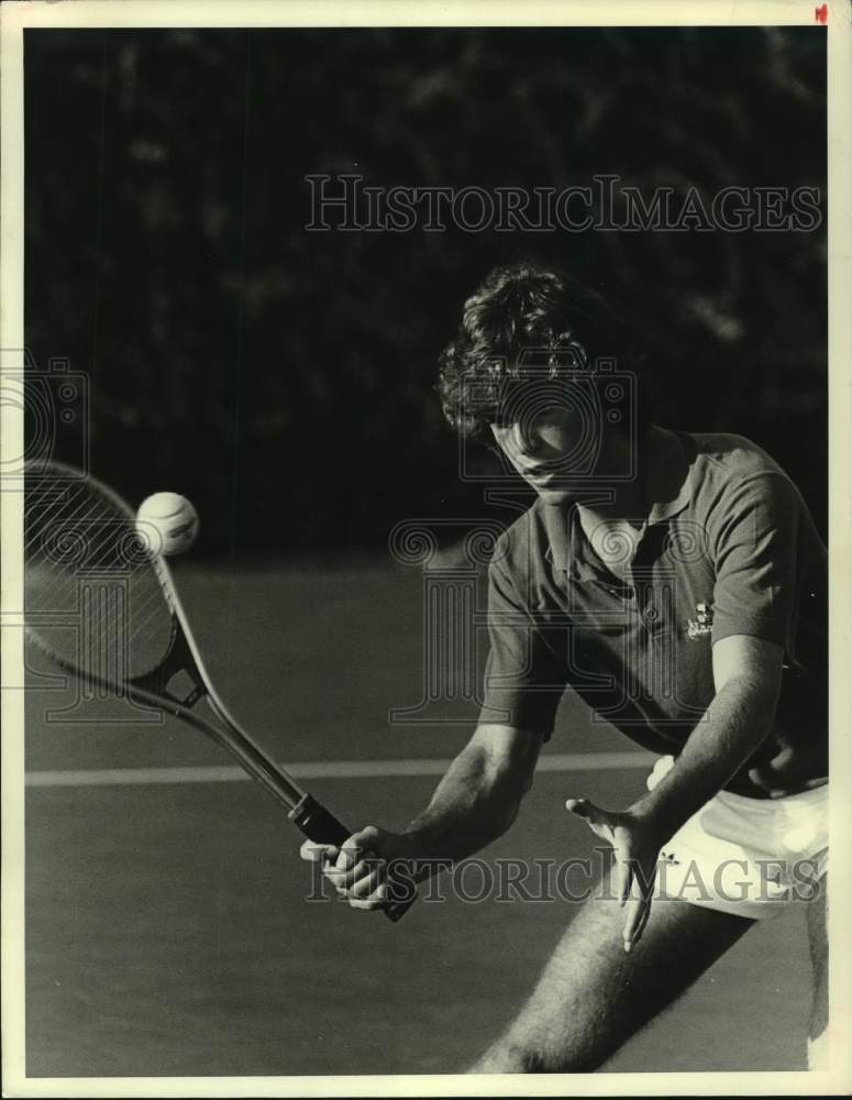 1977 Press Photo Stanfords' Matt Mitchell, NCAA Singles Tennis Champion - Historic Images