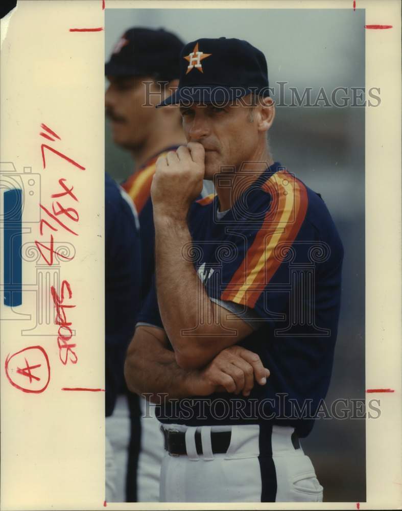 1991 Press Photo Astros' manager Art Howe faces a whole new challenge. - Historic Images