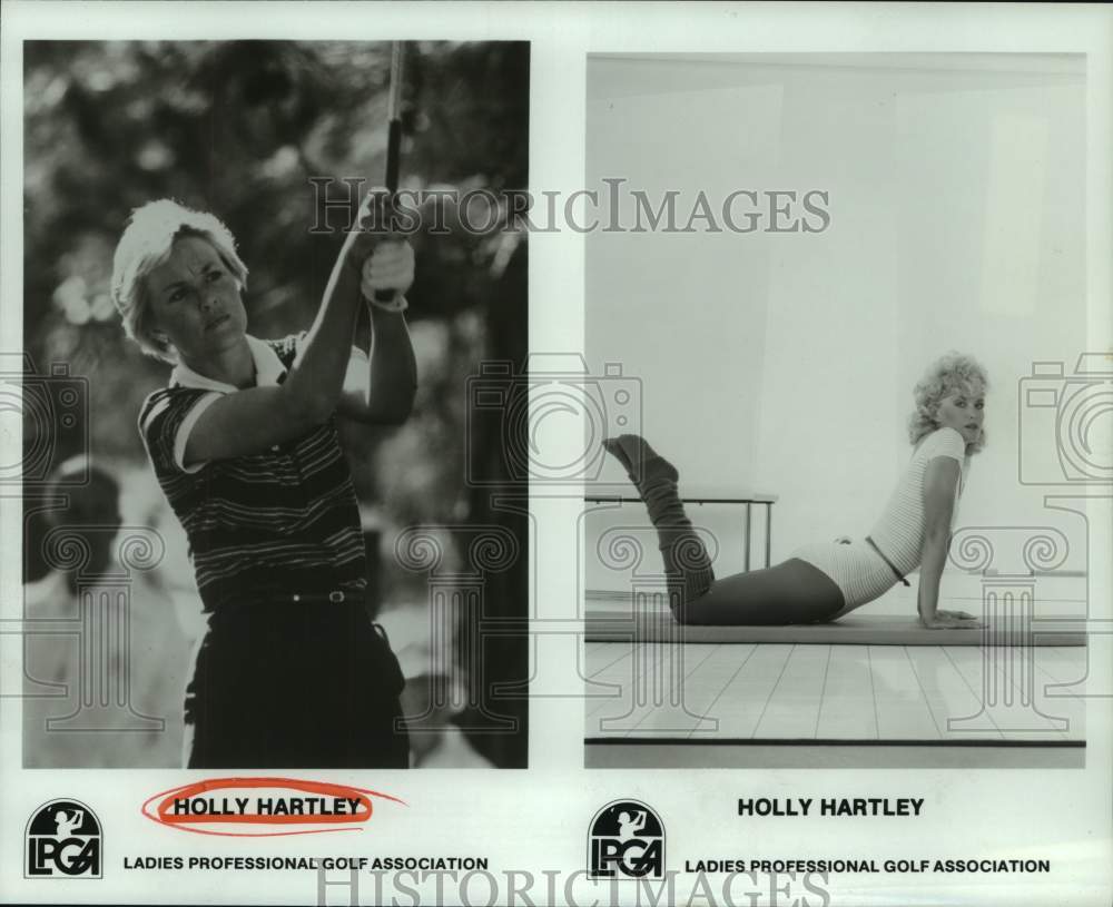 1983 Press Photo Holly Hartley of Ladies Professional Golf Association. - Historic Images