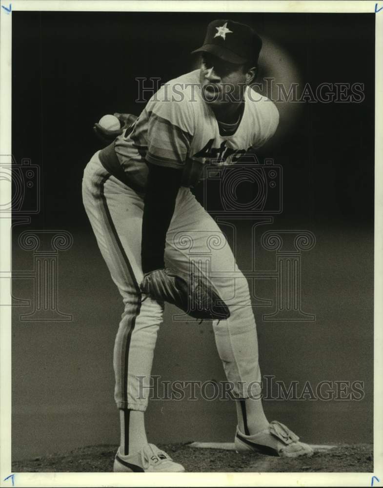 1983 Press Photo Astros' pitcher Mike Madden had a spectacular debut - hcs19443- Historic Images