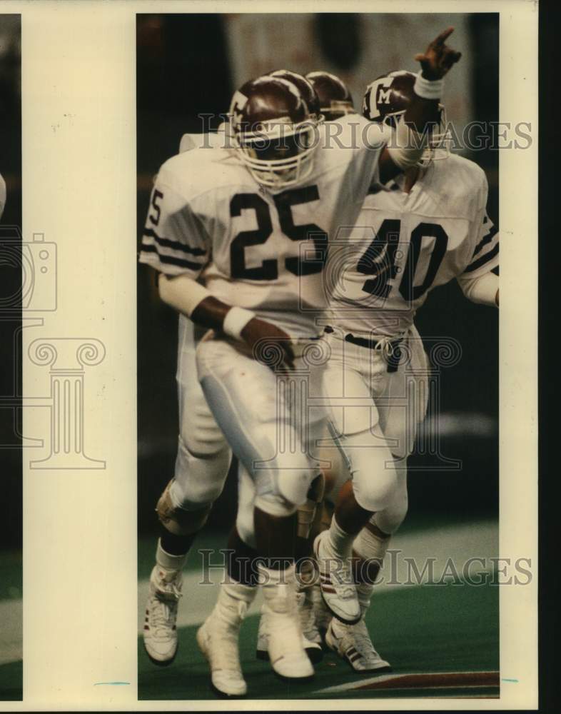 1989 Press Photo Darren Lewis of Texas A&amp;M has Heisman Trophy potential- Historic Images