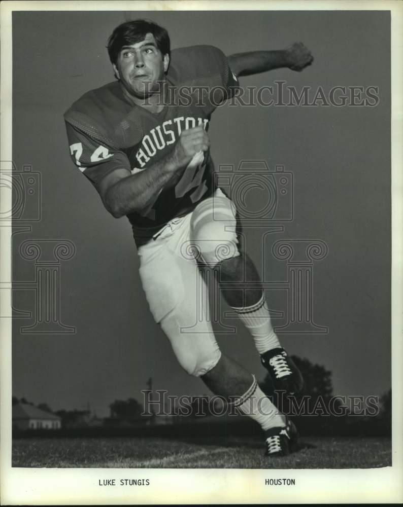 1972 Press Photo Houston&#39;s Luke Stungis - hcs20231 - Historic Images