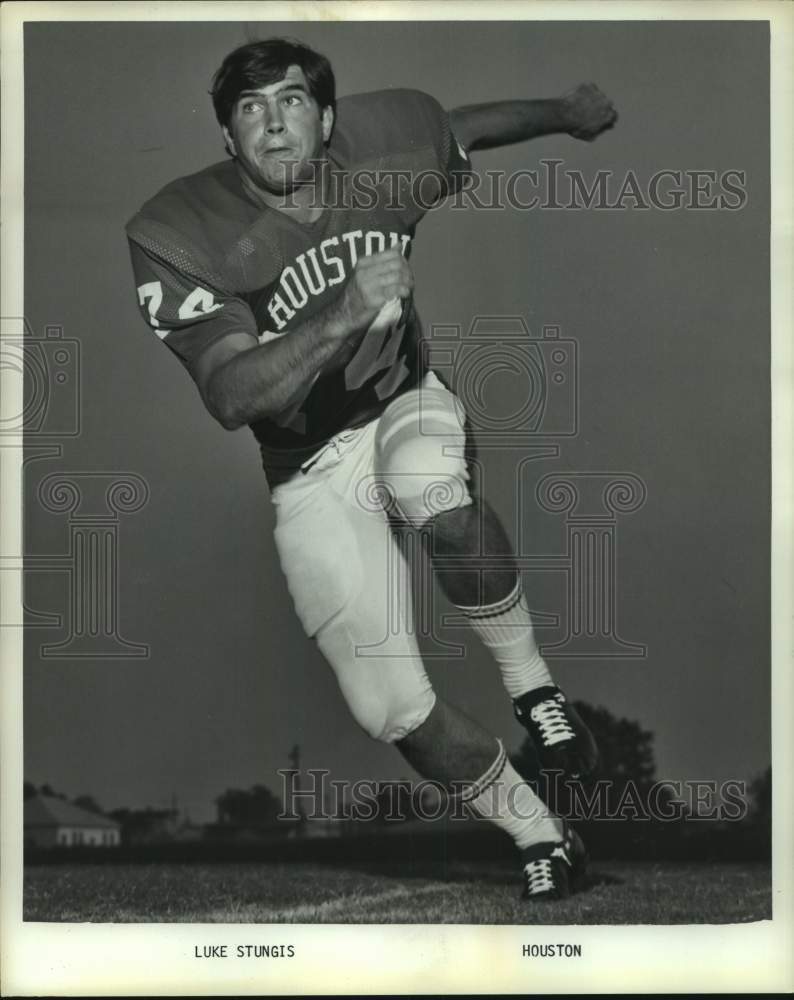 1972 Press Photo Houston's Luke Stungis - hcs20231 - Historic Images