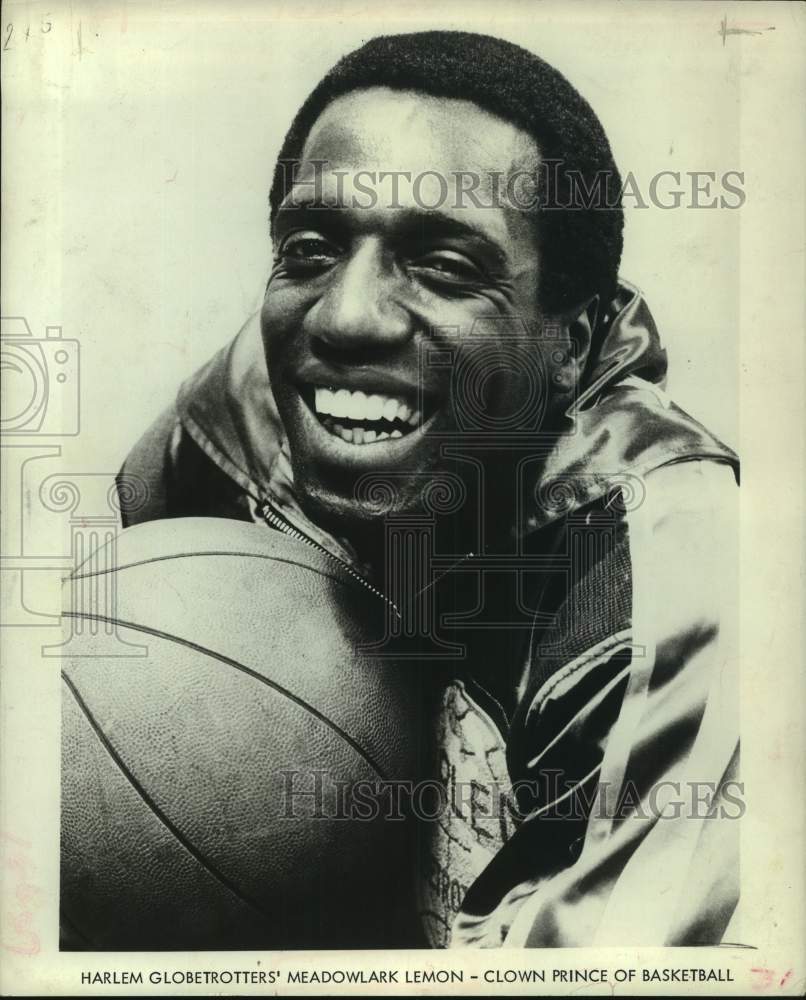 1971 Press Photo Meadowlark Lemon of the Harlem Globetrotters - hcs20233 - Historic Images