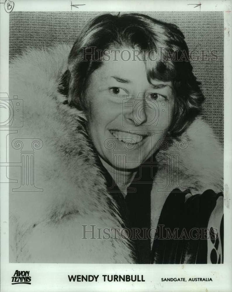 1982 Press Photo Pro tennis player Wendy Turnbull of Sandgate, Australia. - Historic Images