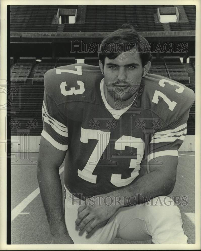 1972 Press Photo Football Player Larry Medford - hcs20981- Historic Images