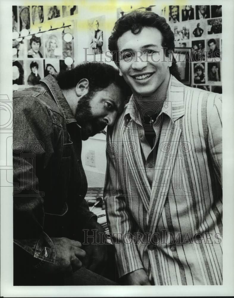 1986 Press Photo Ex-Boxer and Actor Ray &quot;Boom Boom&quot; Mancini - hcs21008- Historic Images