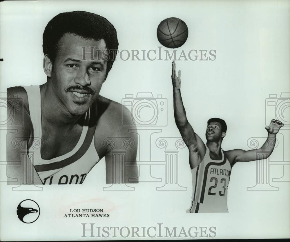 1972 Press Photo Basketball Player Lou Hudson of the Atlanta Hawks - hcs21194- Historic Images