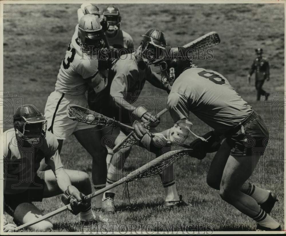 1971 Press Photo United States Naval Academy lacrosse - hcs21442- Historic Images