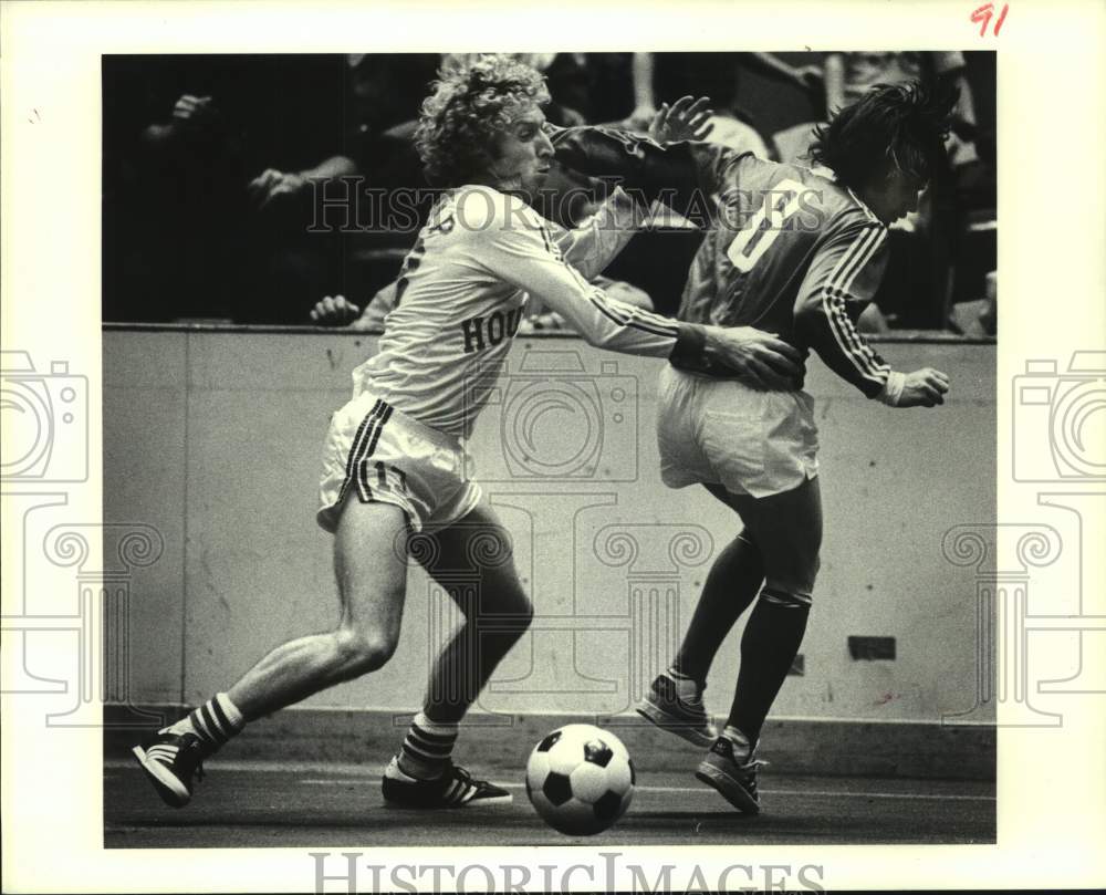 1979 Press Photo Houston Summit indoor soccer action - hcs22414- Historic Images