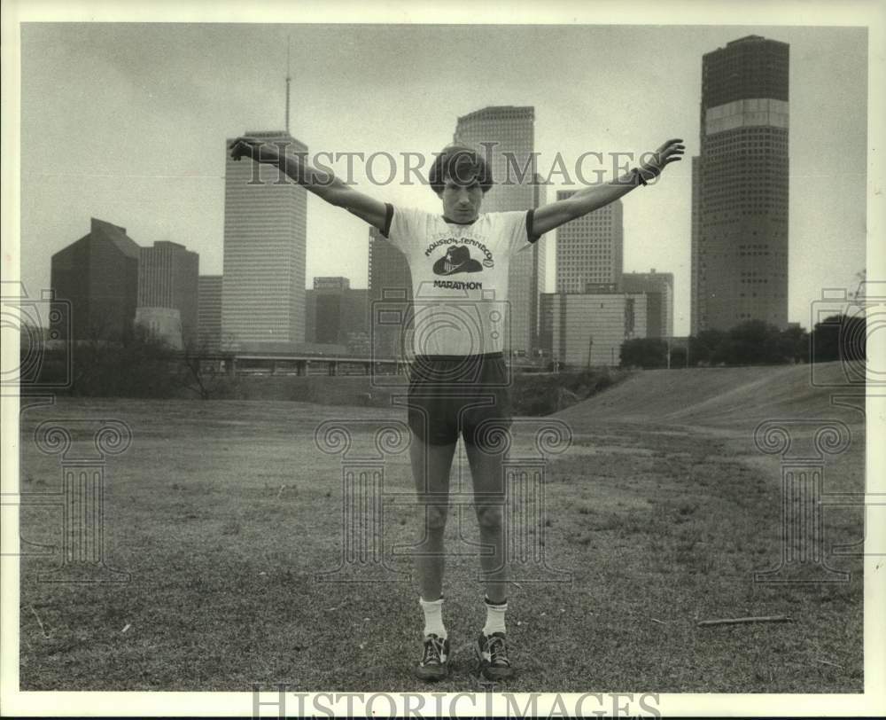 1980 Press Photo Chris Stewart, a track athlete - hcs22439 - Historic Images