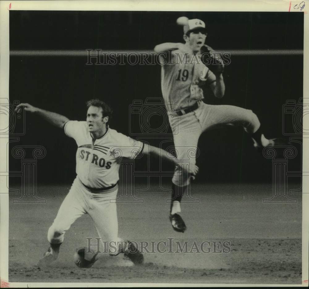1972 Press Photo Montreal Expos and Houston Astros play Major League Baseball - Historic Images
