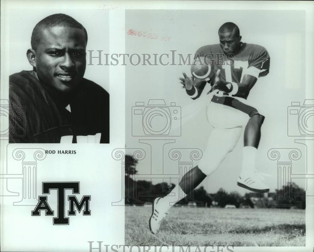 1988 Press Photo Texas A&amp;M college football player Rod Harris - hcs22812 - Historic Images