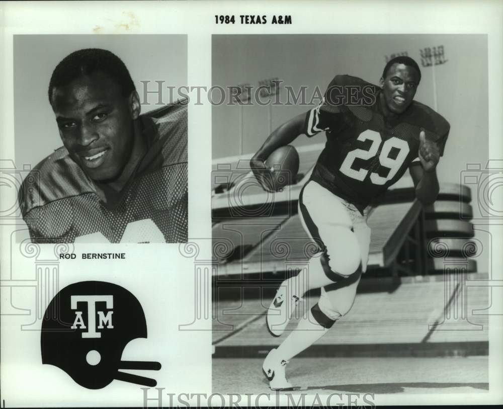 1984 Press Photo Texas A&amp;M University football&#39;s Rod Bernstine, running back- Historic Images