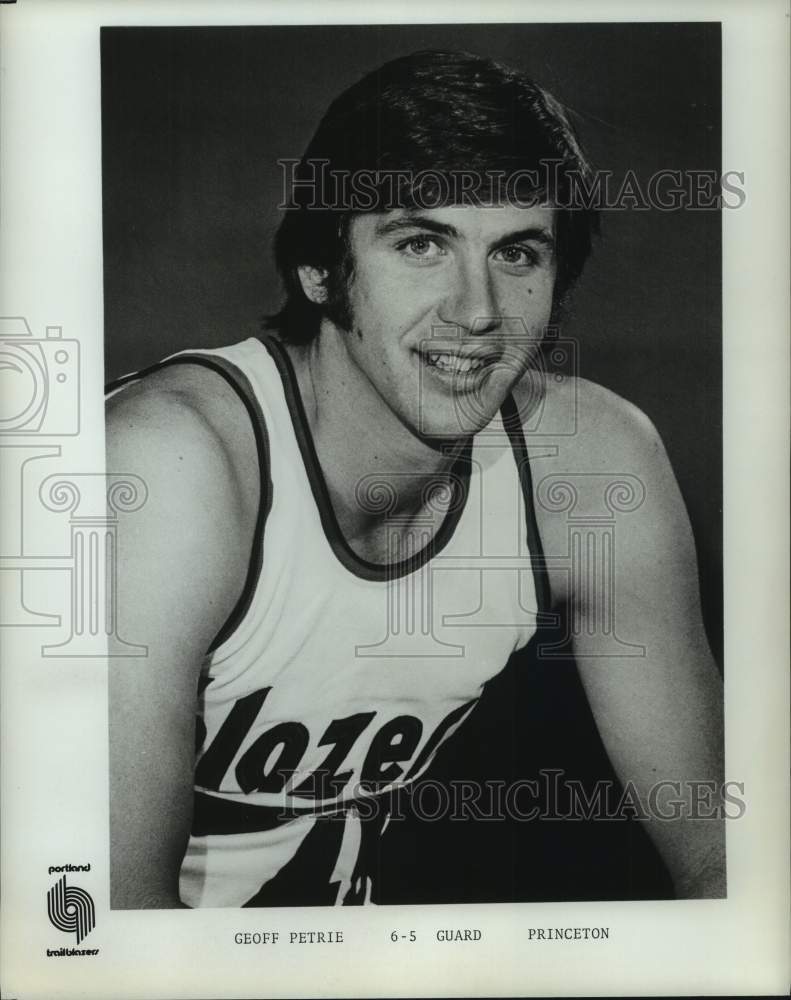 1974 Press Photo Portland Trail Blazers basketball player Geoff Petrie- Historic Images