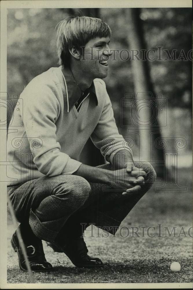 1973 Press Photo Golfer Bill Rogers on a tee box - hcs23403 - Historic Images