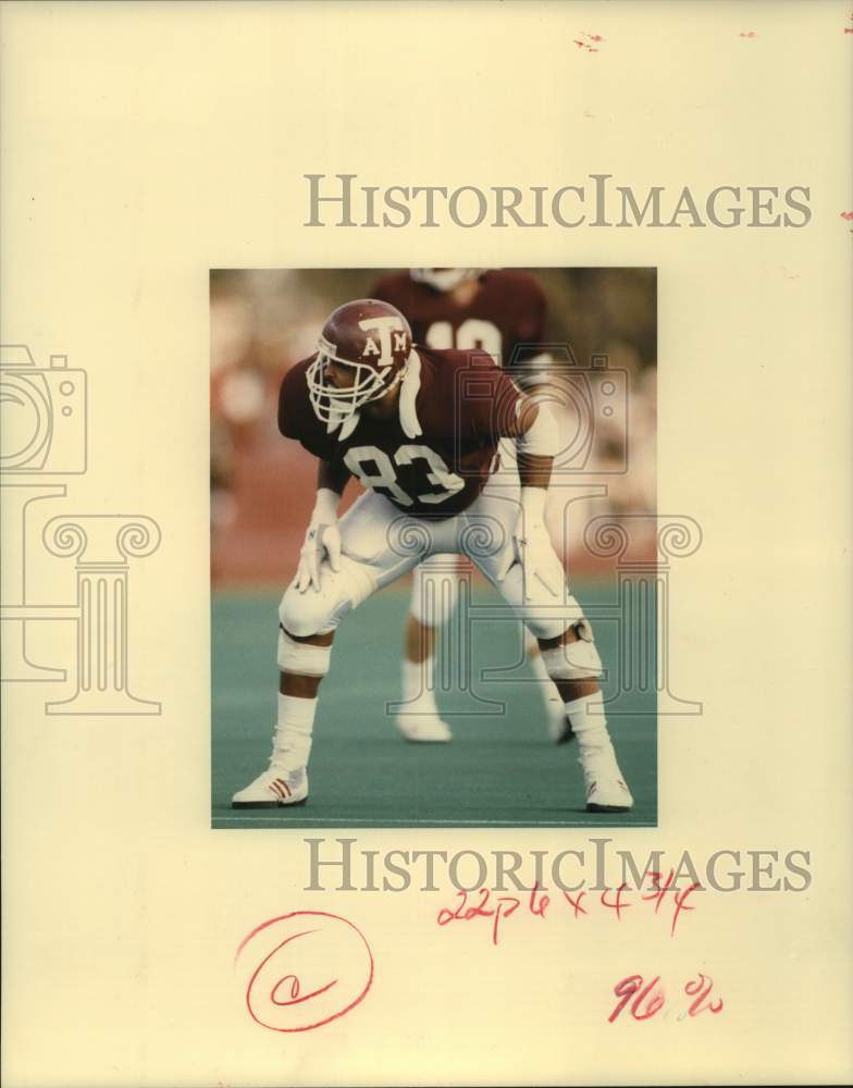1988 Press Photo Texas A&M football player John Roper in action - hcs2 ...