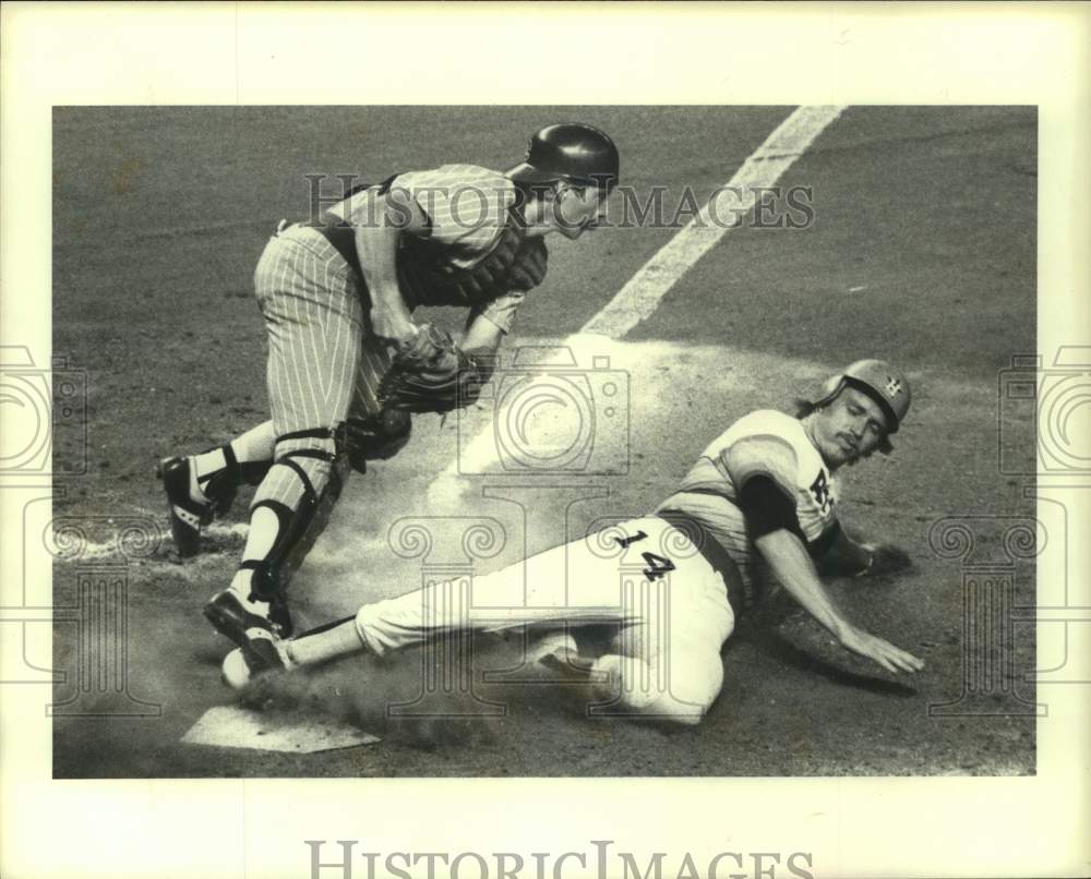 1979 Press Photo Houston Astros and Chicago Cubs play Major League Baseball- Historic Images