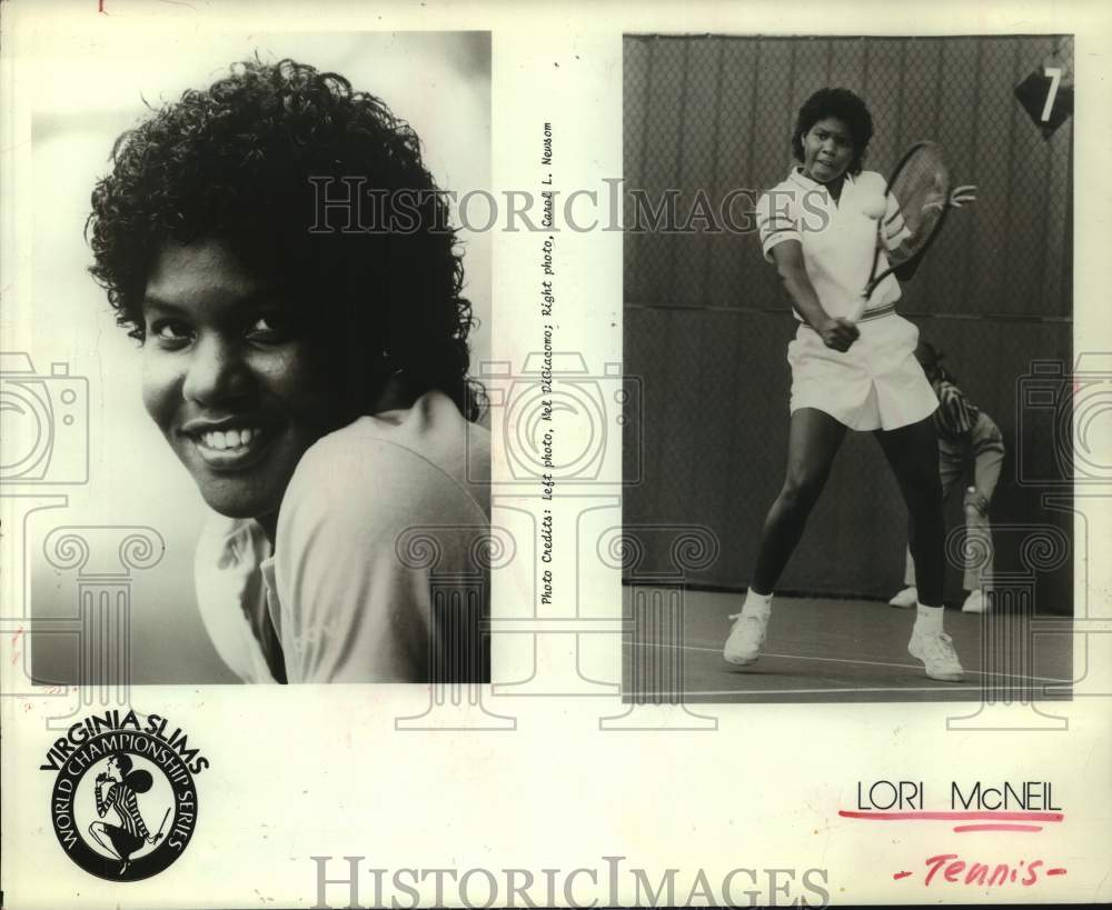 1987 Press Photo Tennis player Lori McNeil - hcs24216- Historic Images