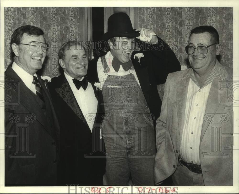 1980 Press Photo Football coaches pose for a photo - hcs24431 - Historic Images